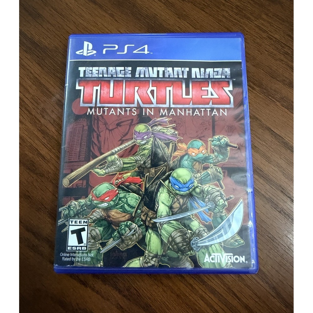 Teenage Mutant Ninja Turtles Mutants in Manhattan PS4 No Manual
